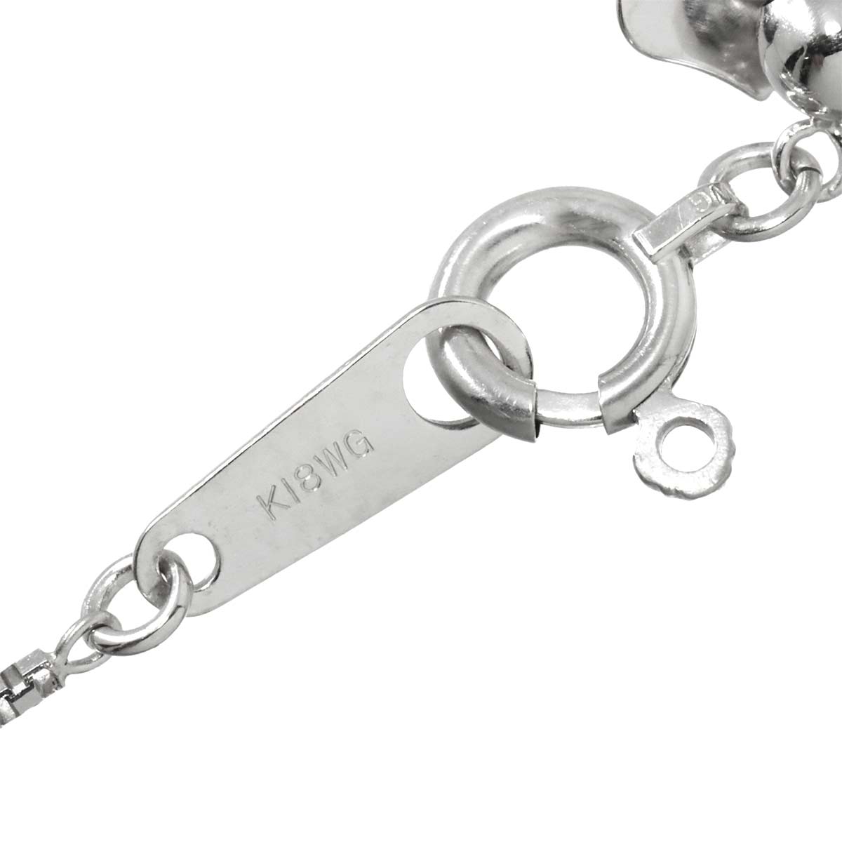 Diamond 0.50ct Necklace White Gold 750