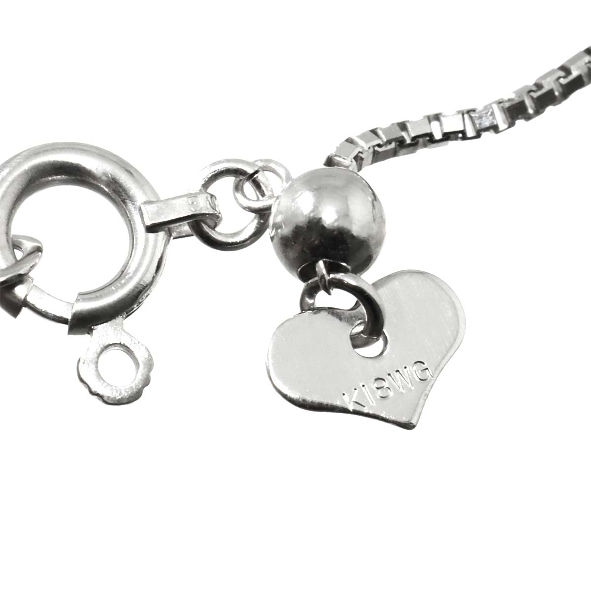 Diamond 0.50ct Necklace White Gold 750