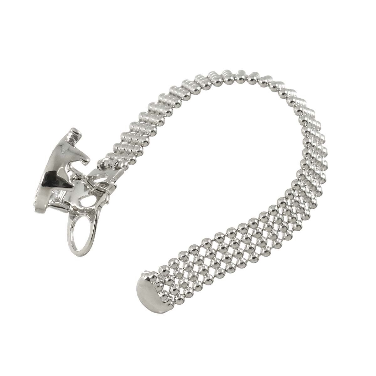 Diamond 0.10ct Ring 18K WG White Gold 750 free size