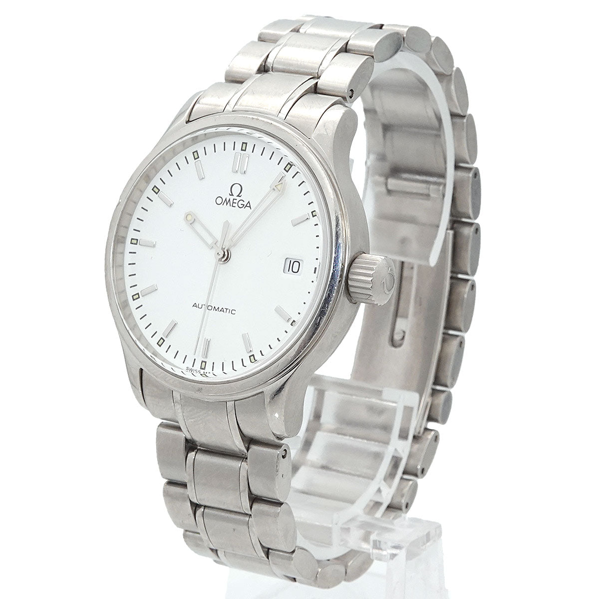 Classic Date 5203 20 Vintage Automatic White Dial Mens Watch