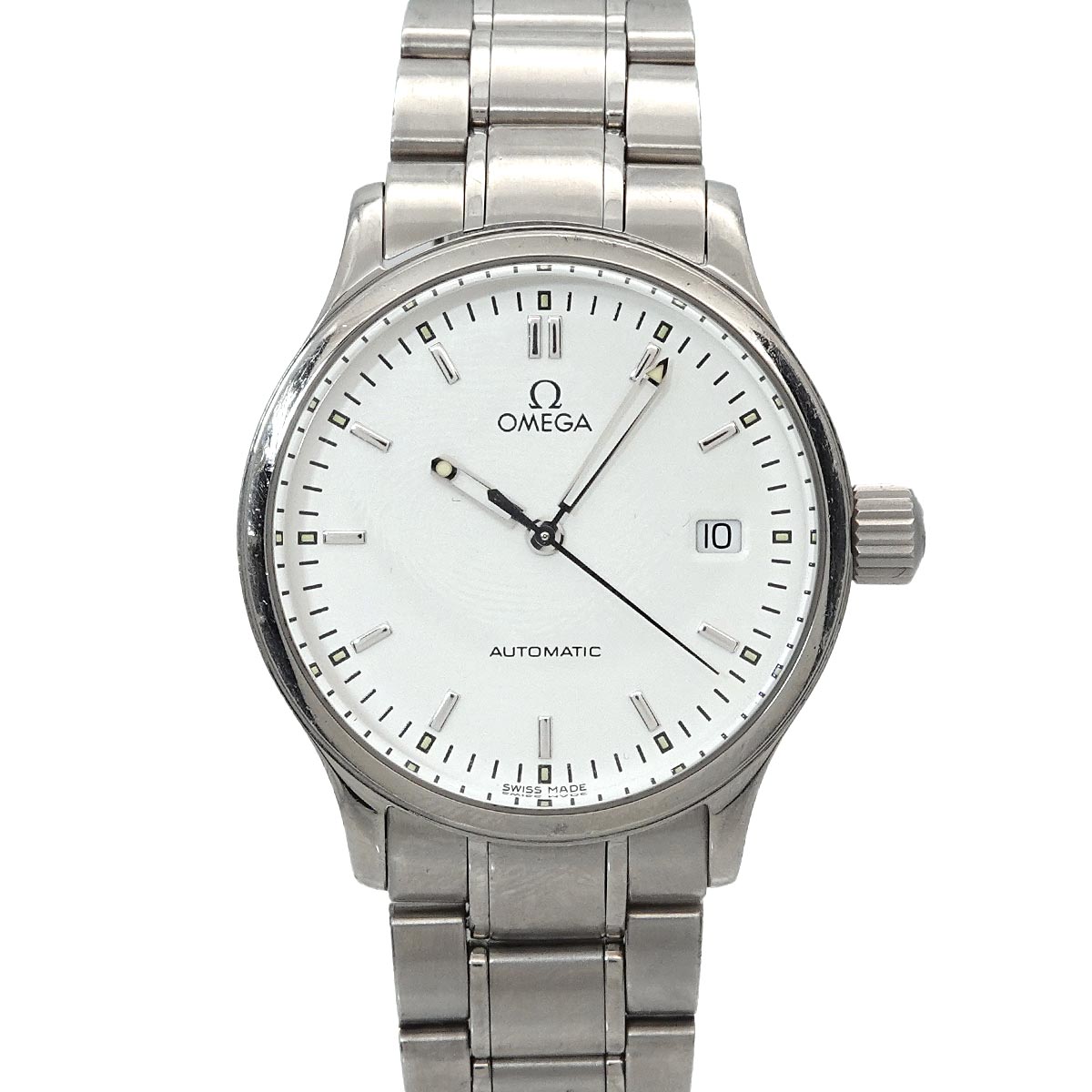 Classic Date 5203 20 Vintage Automatic White Dial Mens Watch