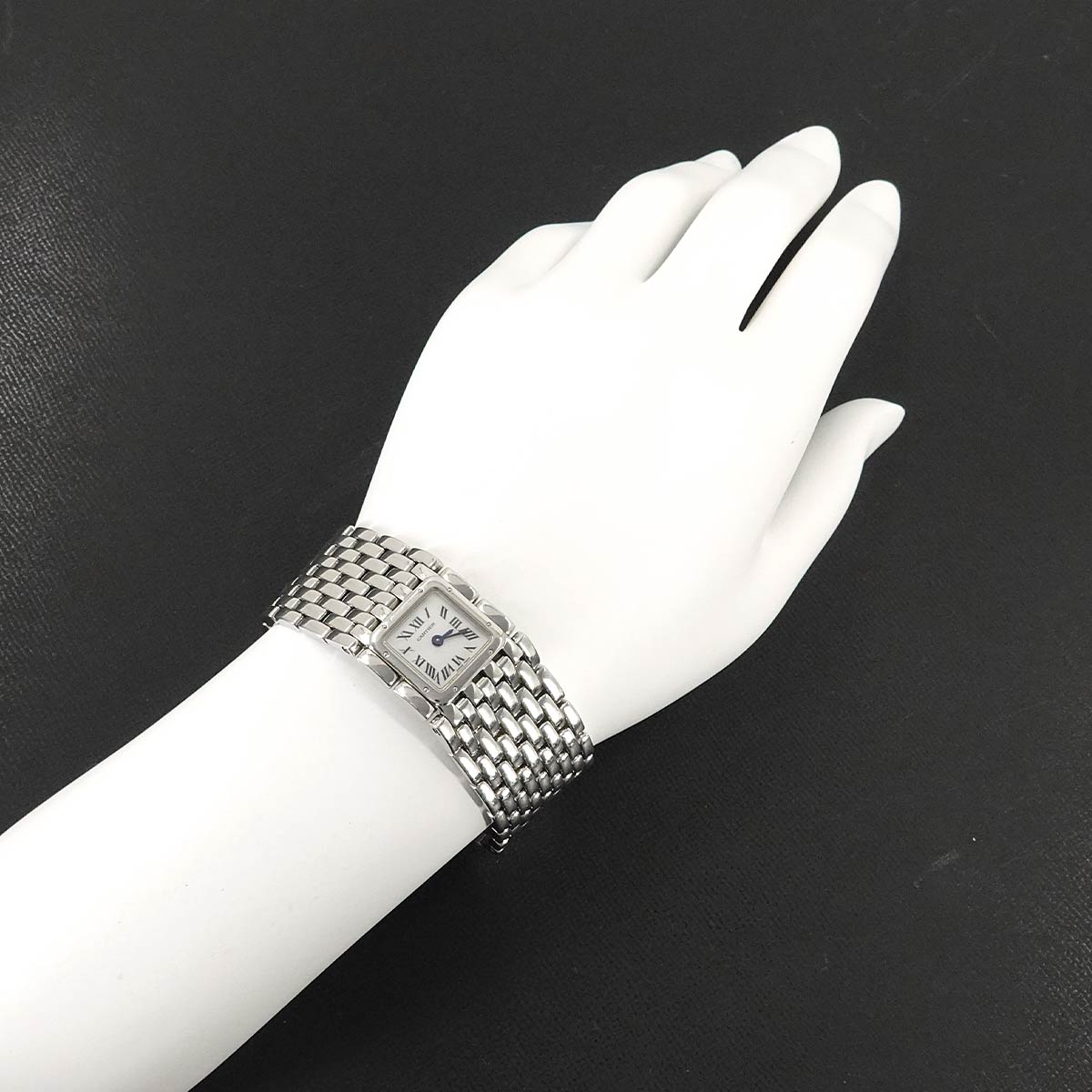 Panthere Ruban W61001T9 Quartz White Shell Dial Ladies Watch