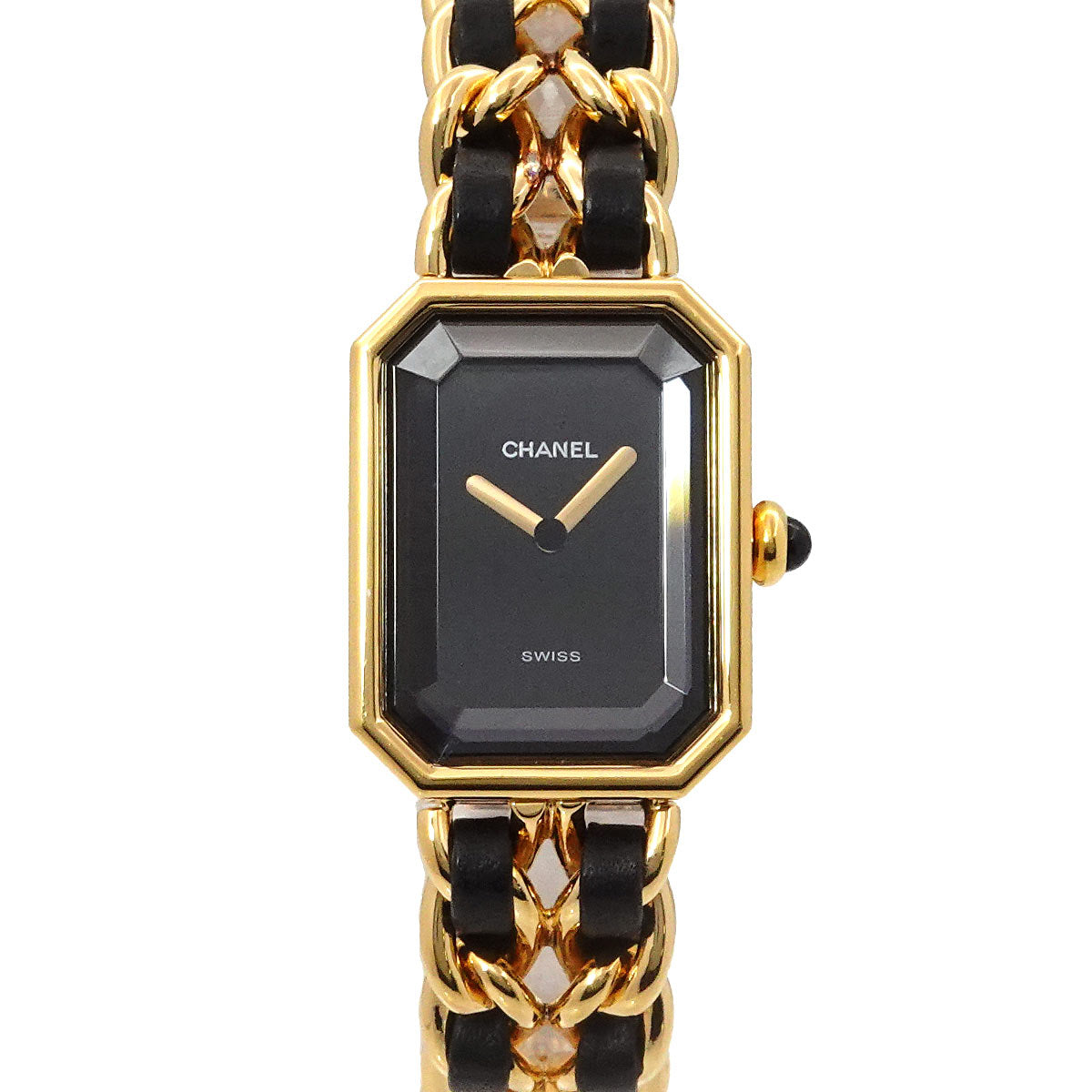 Premiere Size M H0001 Vintage Quartz Black Dial Ladies Watch