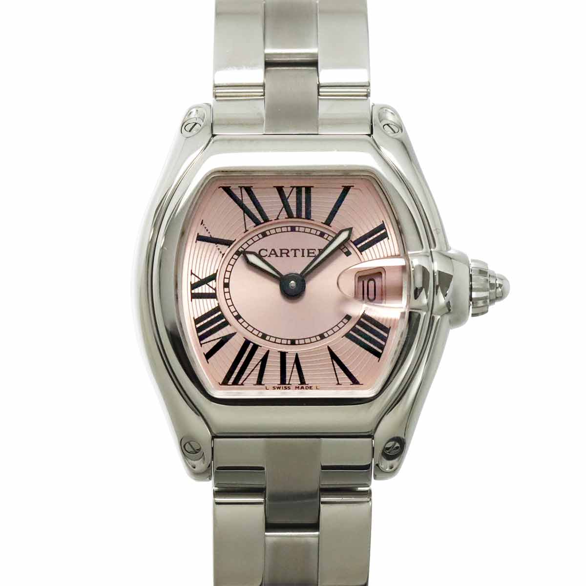 Roadster W62017V3 Date Quartz Pink Dial Ladies Watch