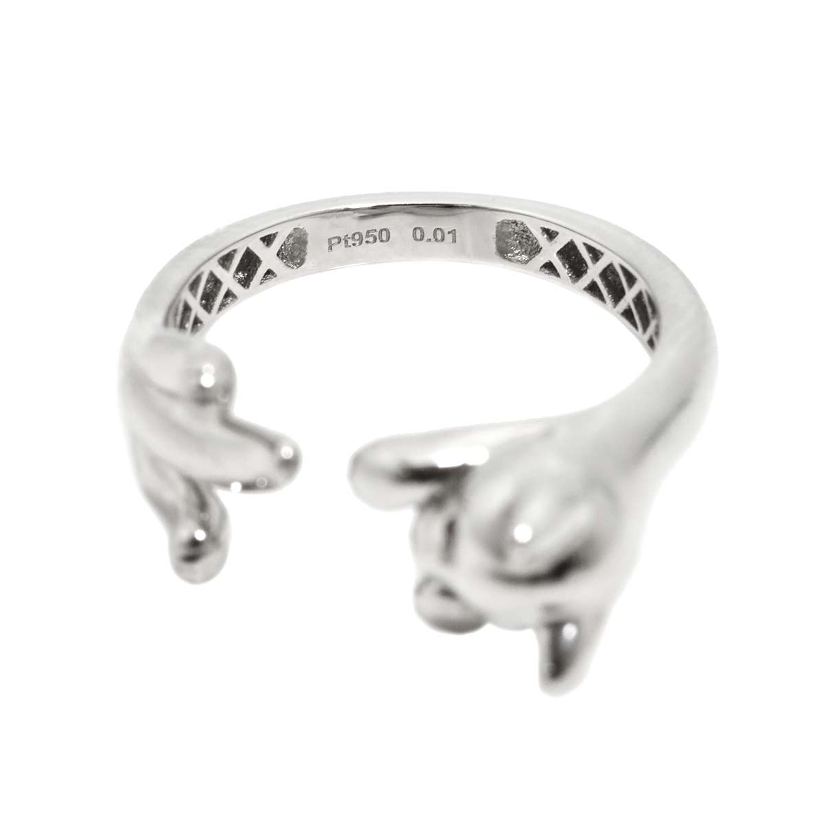 Ruby 0.01ct Ring Pt Platinum size5.5-5.75(US)