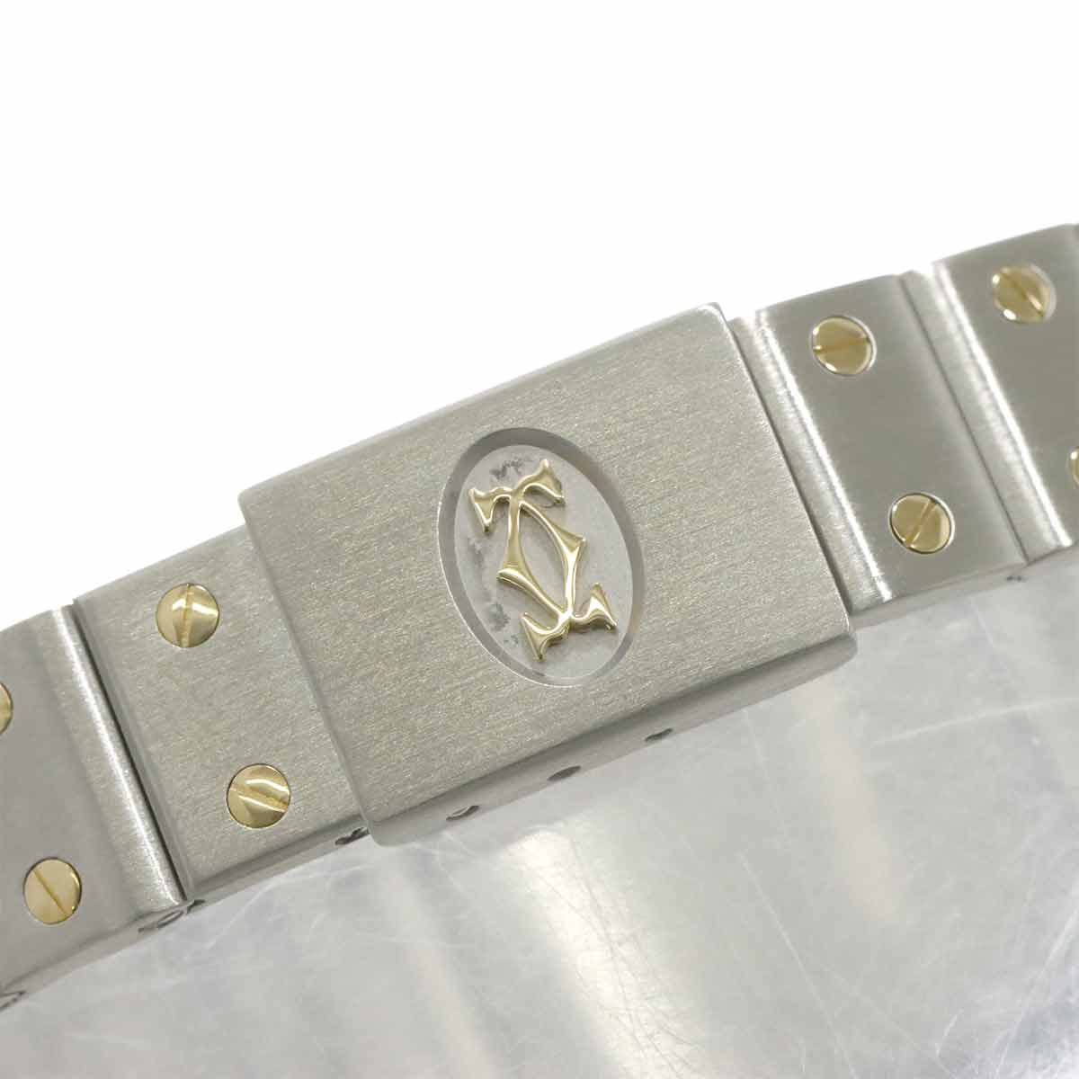 Santos Galbee W20012C4 K18YG Cream Dial Ladies Watch