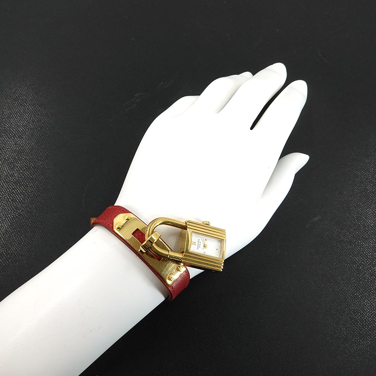 Kelly Watches Quartz White Dial Vintage Cadena Ladies Watch