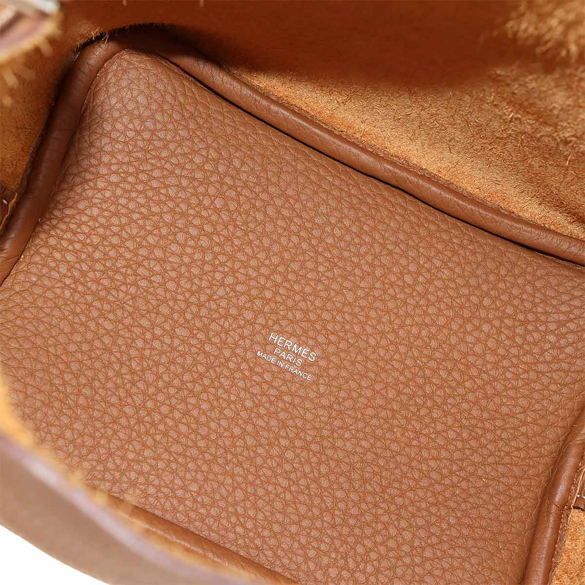 Picotin Lock PM Hand Bag Taurillon Clemence Gold Purse