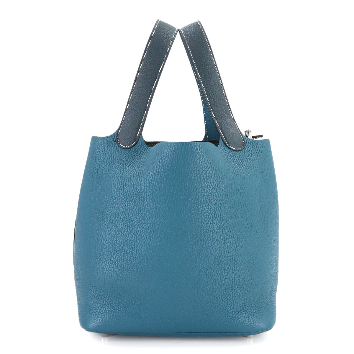 Picotin Lock Casaque MM Hand Bag Taurillon Clemence Vert cypres