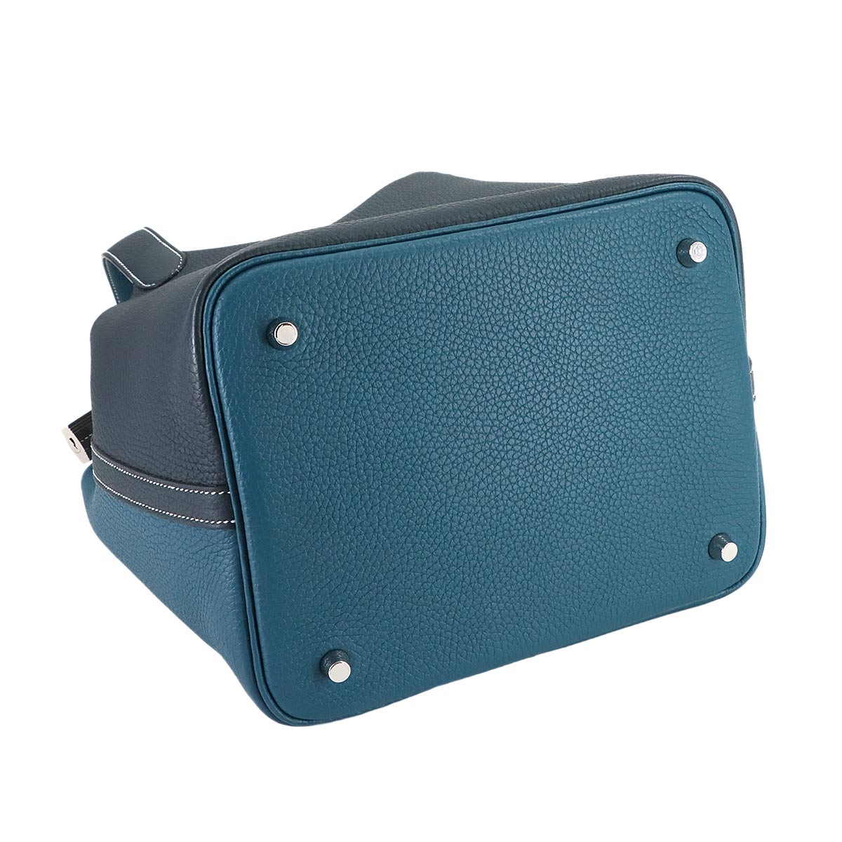 Picotin Lock Casaque MM Hand Bag Taurillon Clemence Vert cypres