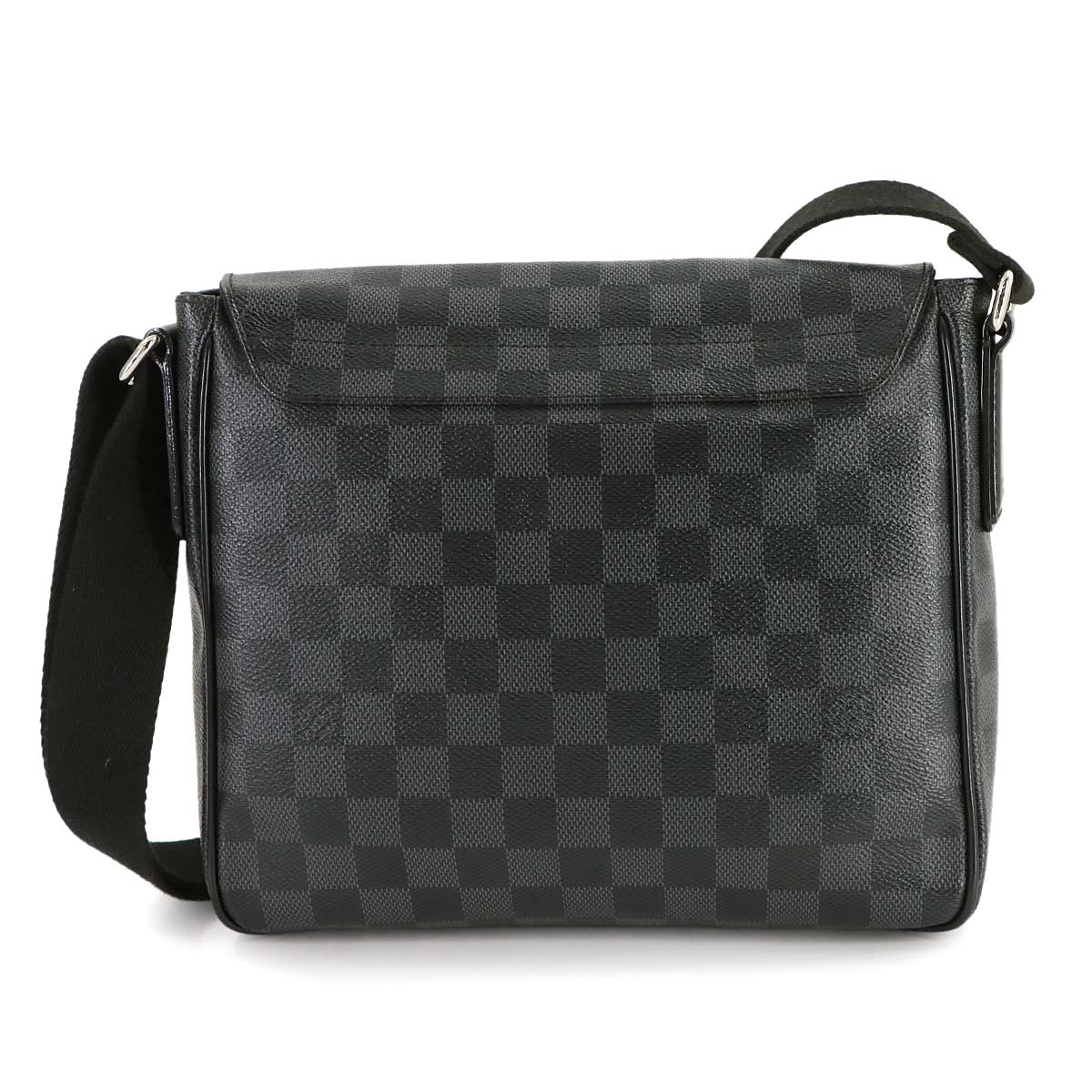 Damier Graphite District PM Shoulder Bag Black N41260