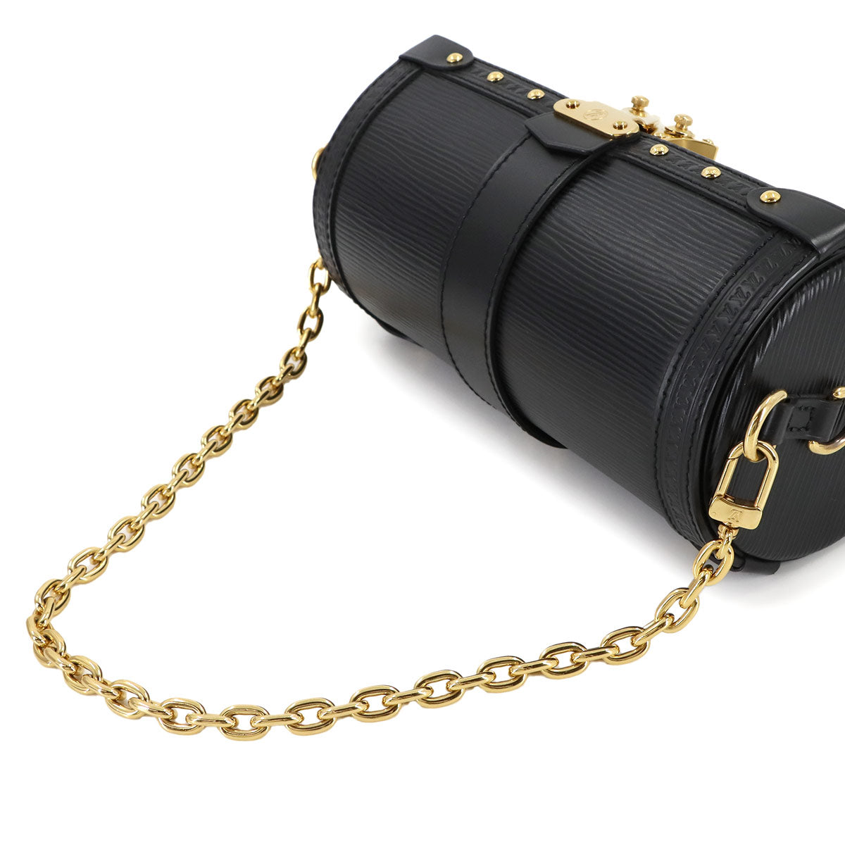 Epi Papillon Trunk Shoulder Bag Leather Noir M58655