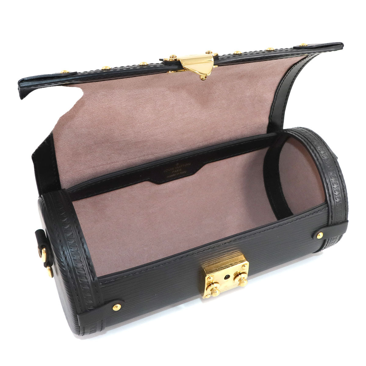 Epi Papillon Trunk Shoulder Bag Leather Noir M58655