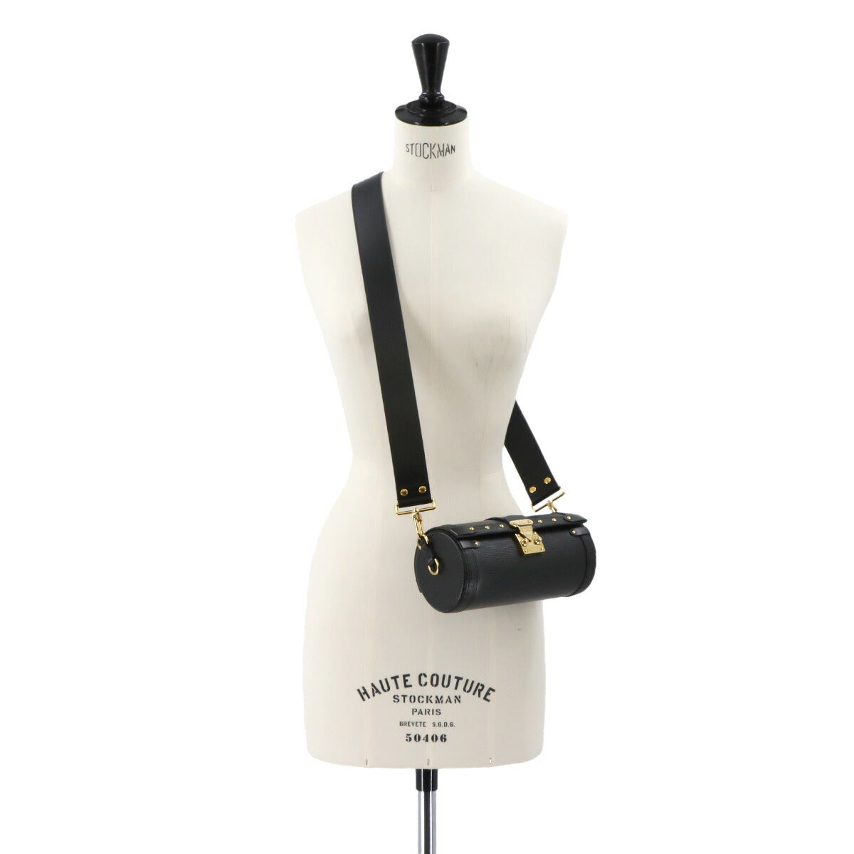 Epi Papillon Trunk Shoulder Bag Leather Noir M58655