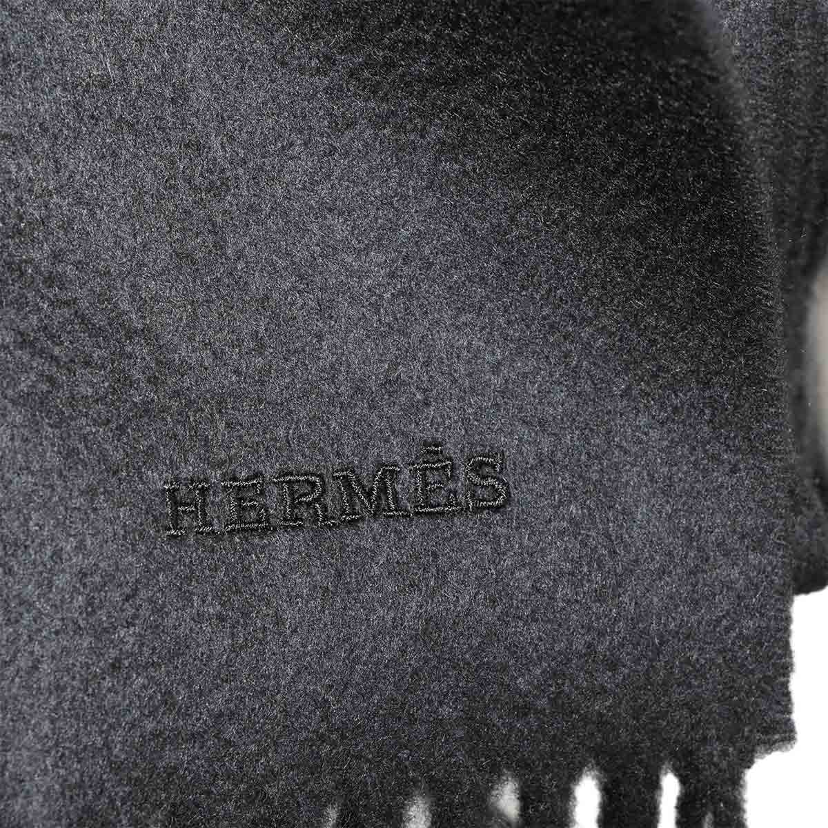 Wild horse Winter Scarf Cashmere 100% Black