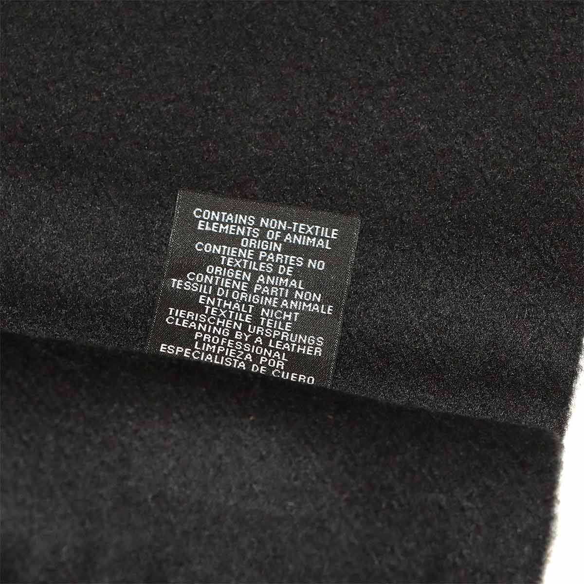 Wild horse Winter Scarf Cashmere 100% Black