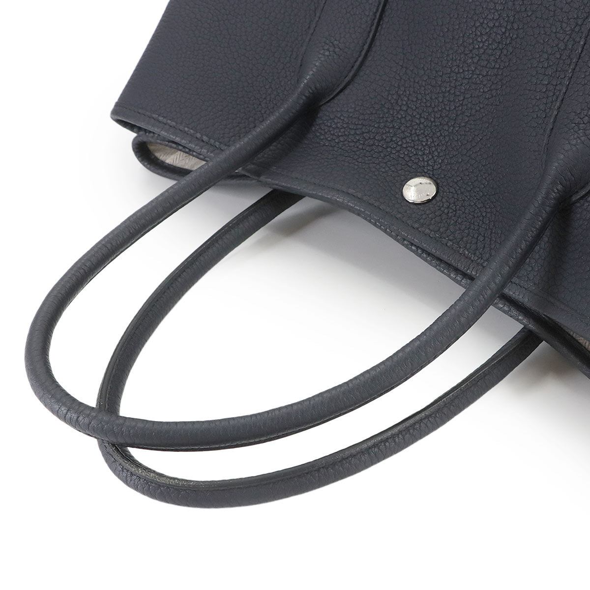 Garden Party PM Tote Bag Negonda Leather Blue Indigo Purse