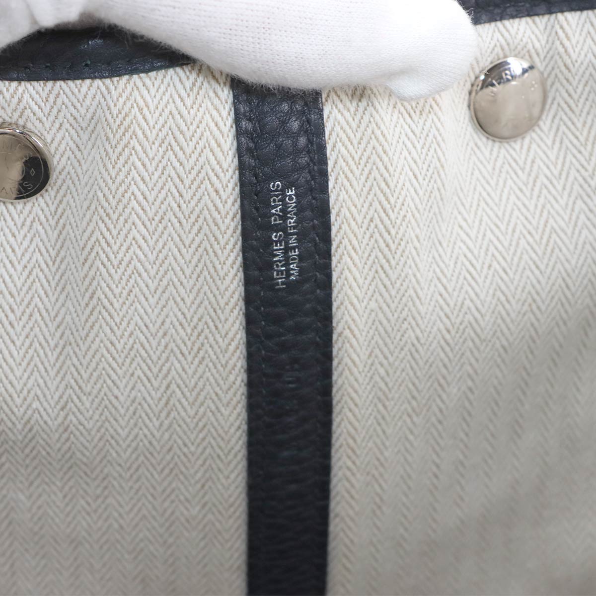 Garden Party PM Tote Bag Negonda Leather Blue Indigo Purse