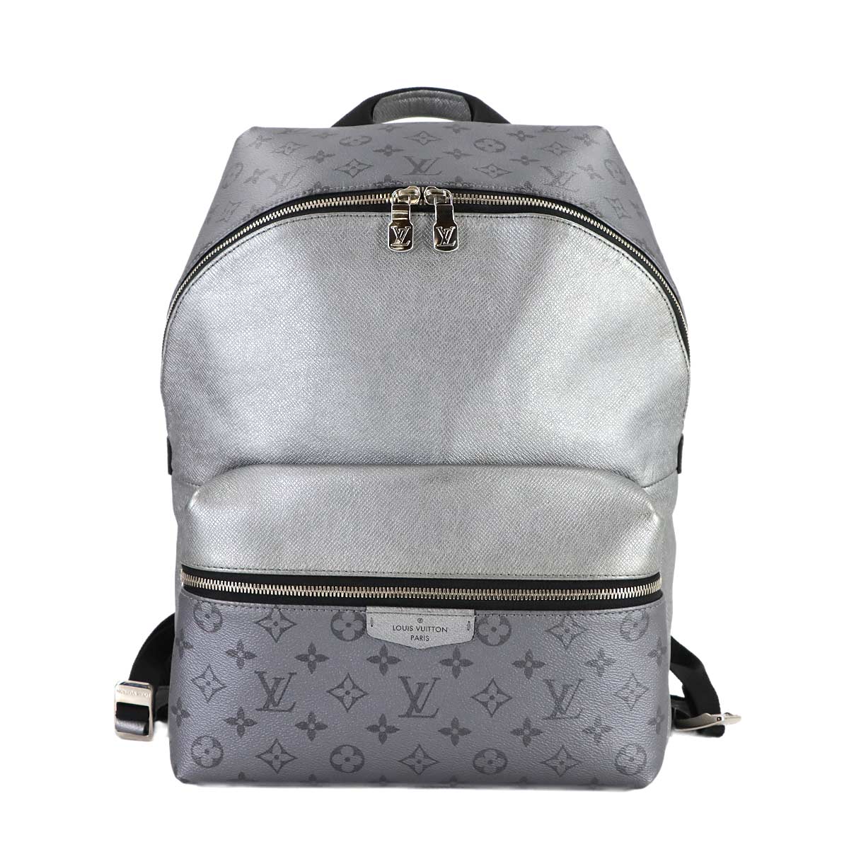 Taigarama Discovery Backpack Leather Silver M30835