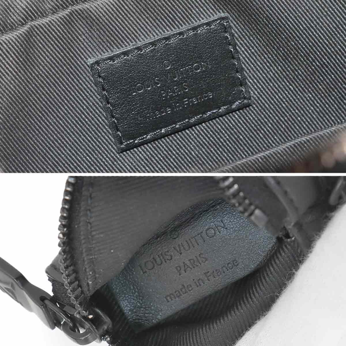 Monogram Shadow Duo Messenger Shoulder Bag Leather M69827