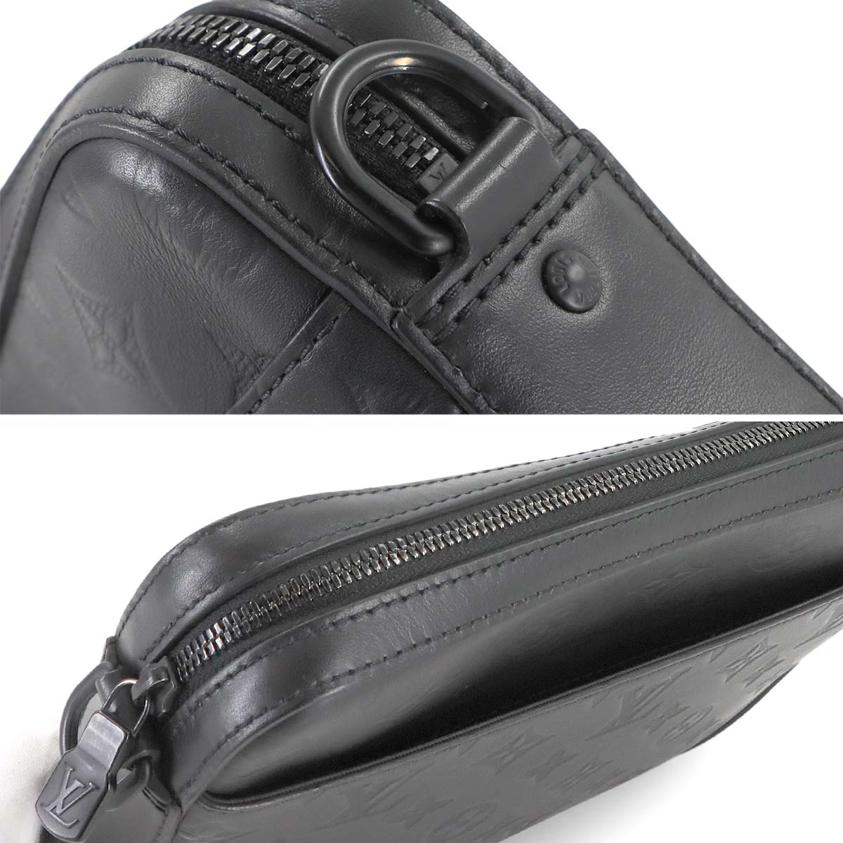 Monogram Shadow Duo Messenger Shoulder Bag Leather M69827