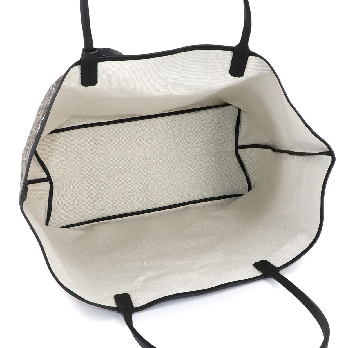 Saint Louis GM Tote Bag PVC Leather Black Unisex