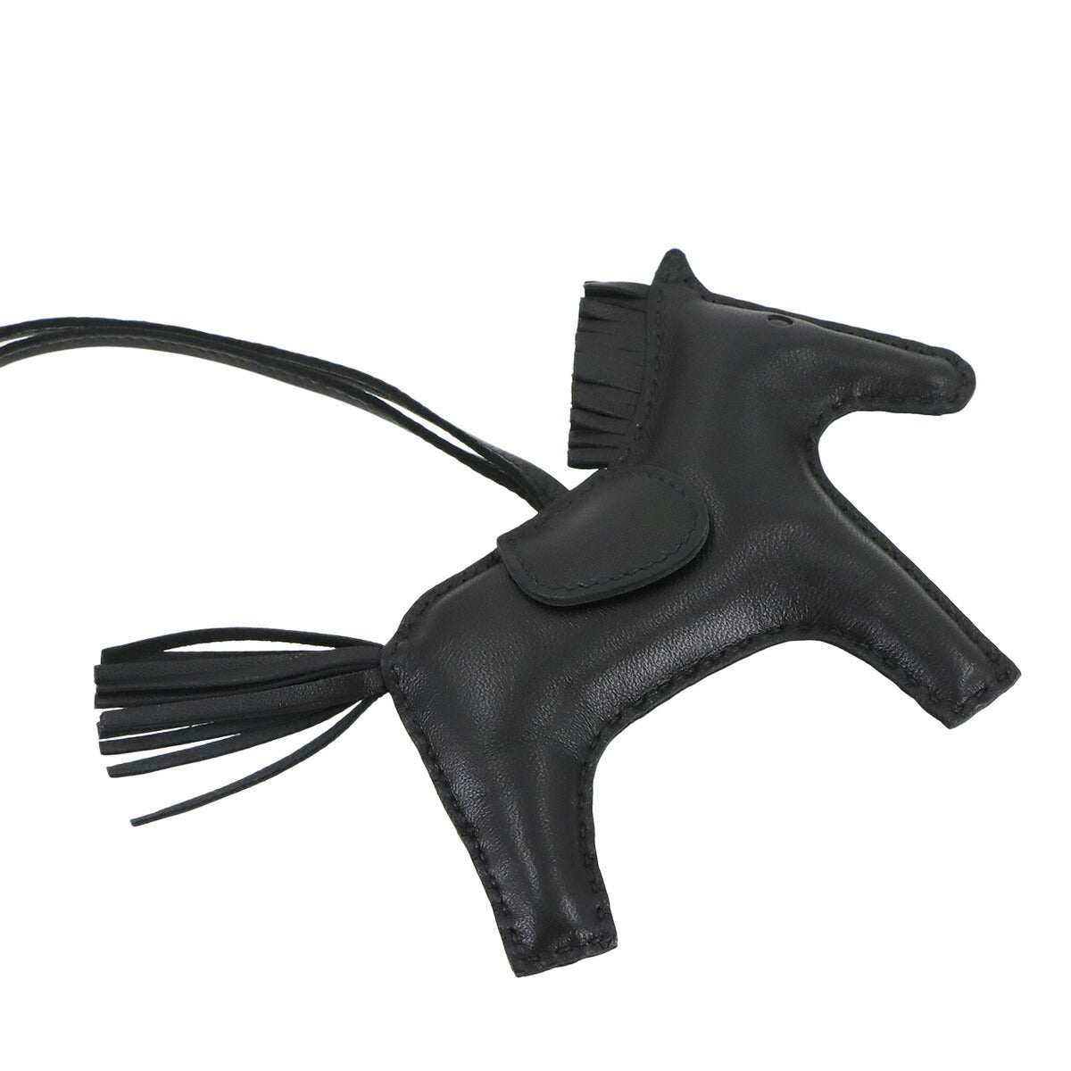 Rodeo MM Bag Charm Agneau Milo So Black Y Horse Accessory