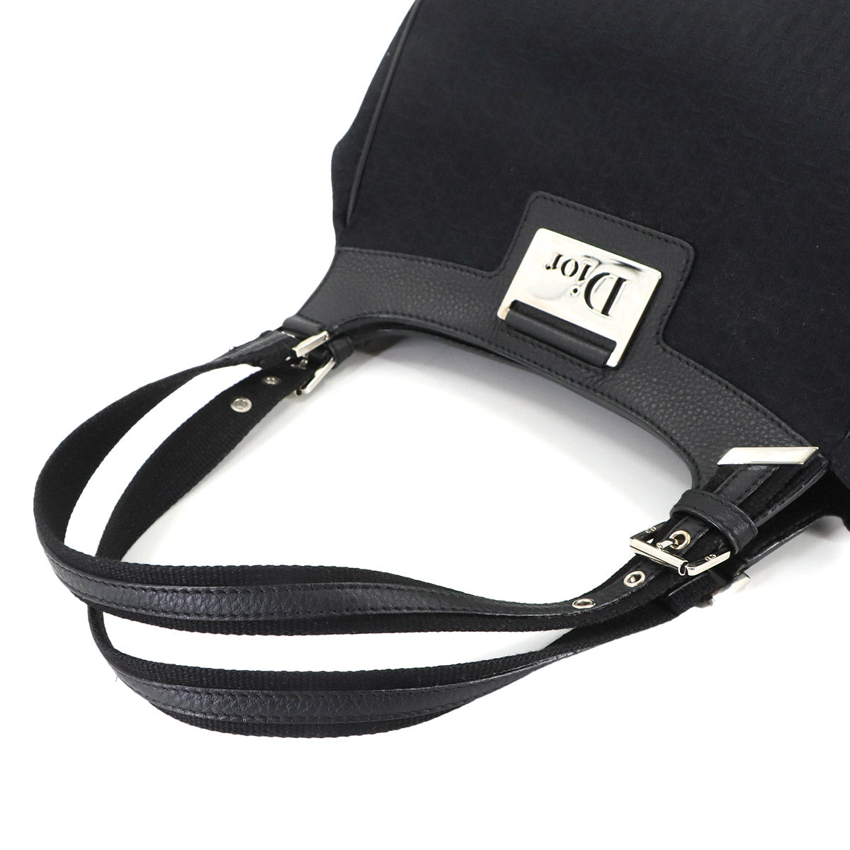 Trotter Street Chic Diorissimo Hand Bag Canvas Black