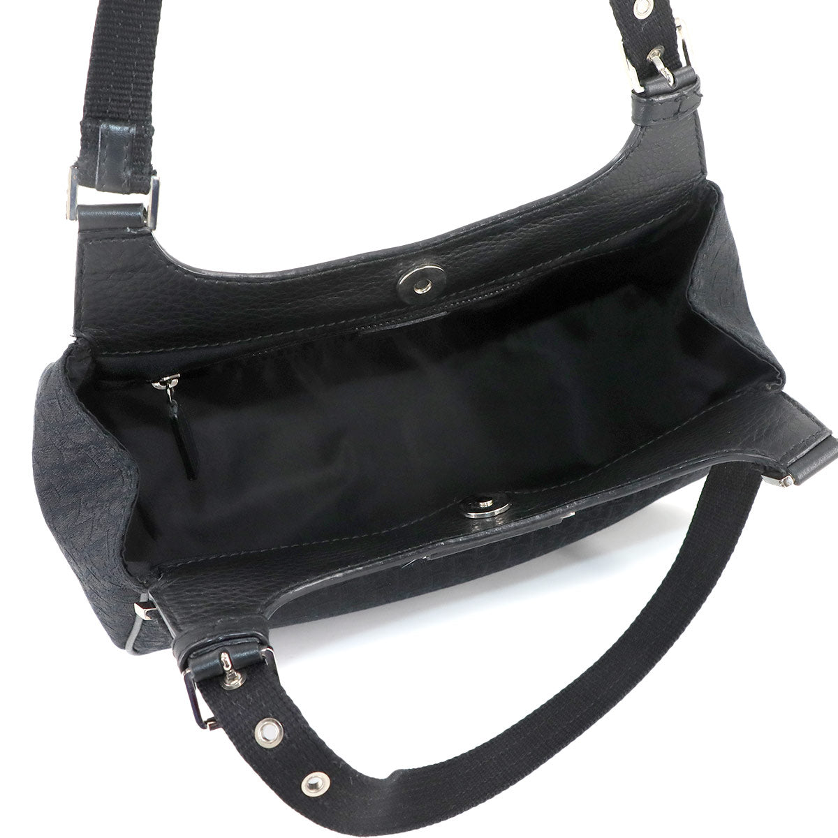 Trotter Street Chic Diorissimo Hand Bag Canvas Black
