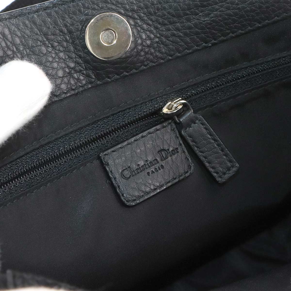 Trotter Street Chic Diorissimo Hand Bag Canvas Black