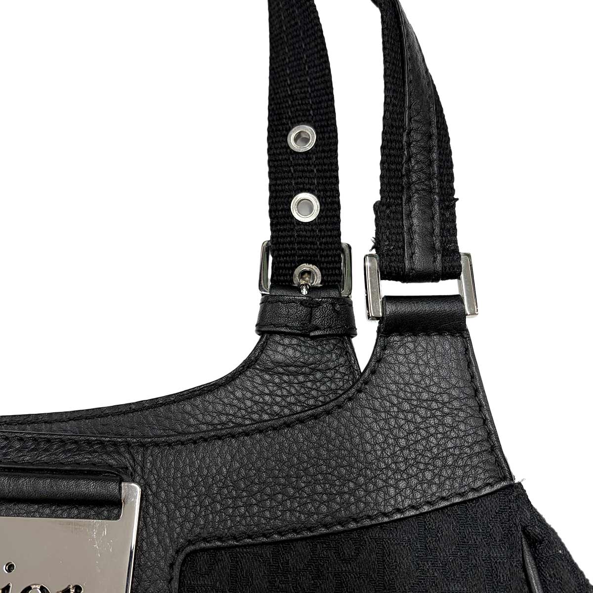 Trotter Street Chic Diorissimo Hand Bag Canvas Black