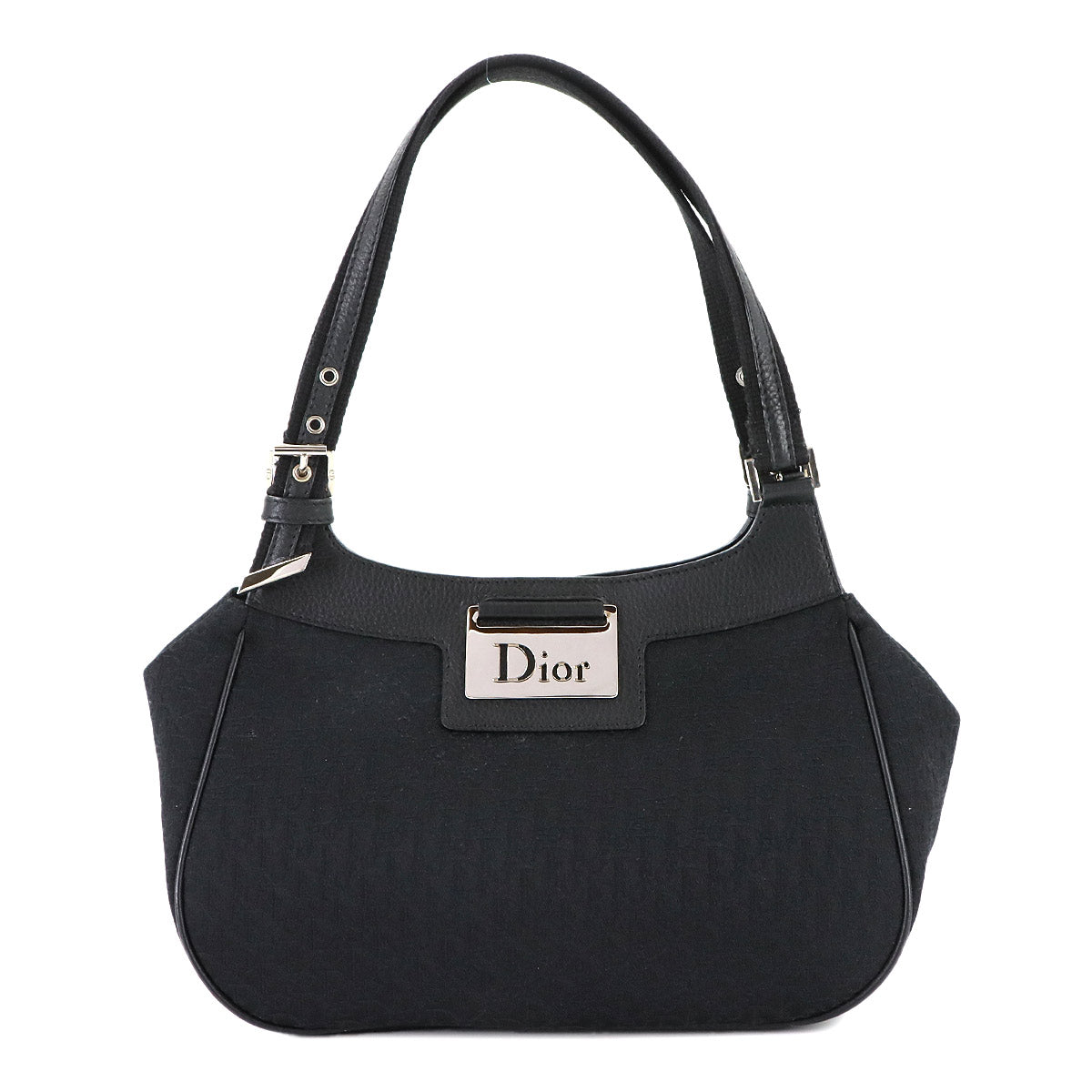 Trotter Street Chic Diorissimo Hand Bag Canvas Black