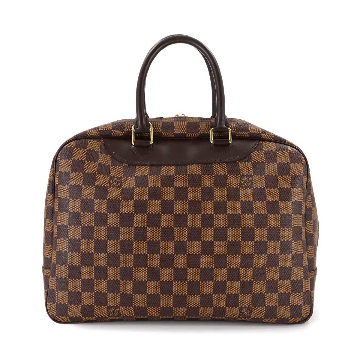 Damier Deauville SPO Hand Bag Ebene N47272 Brown Purse
