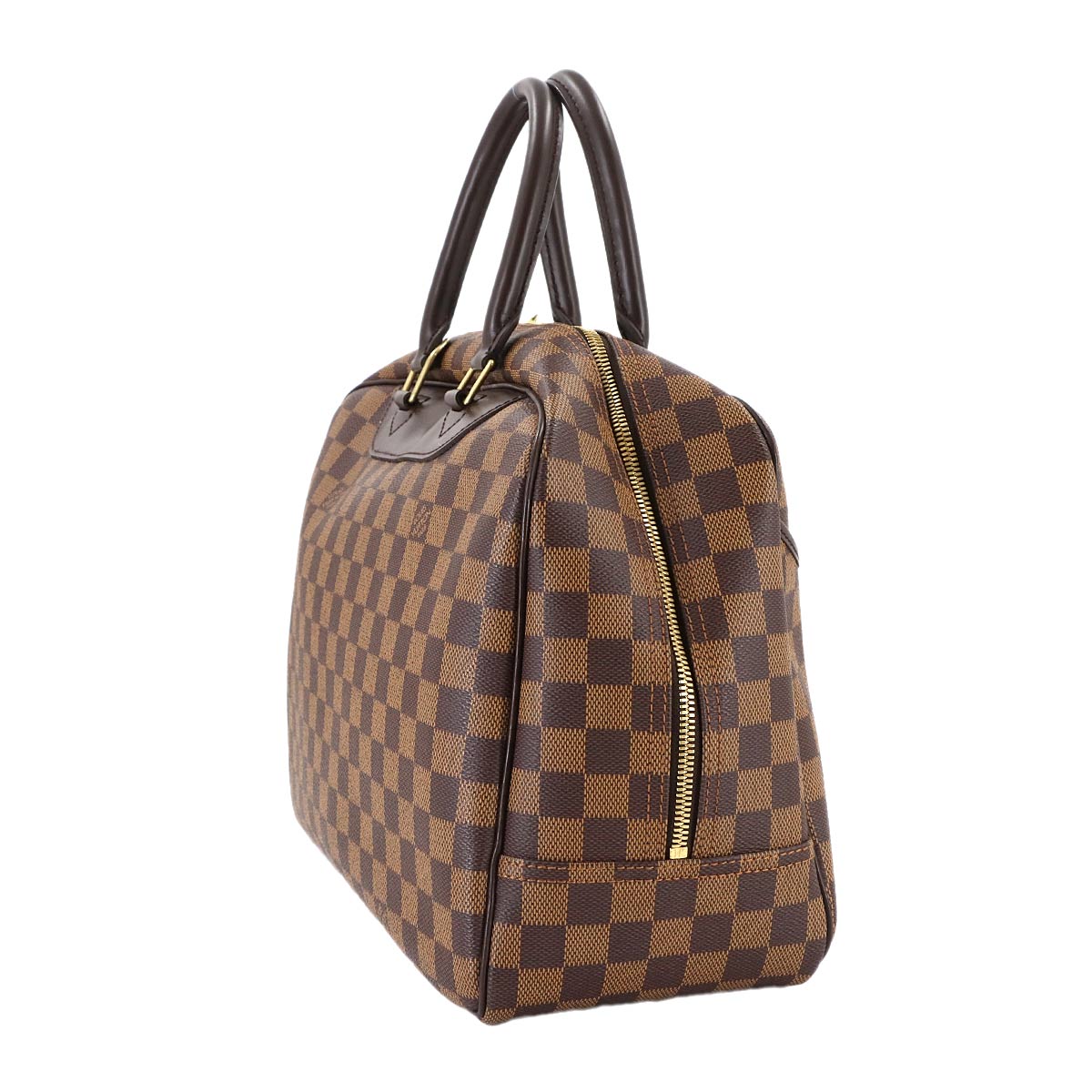 Damier Deauville SPO Hand Bag Ebene N47272 Brown Purse