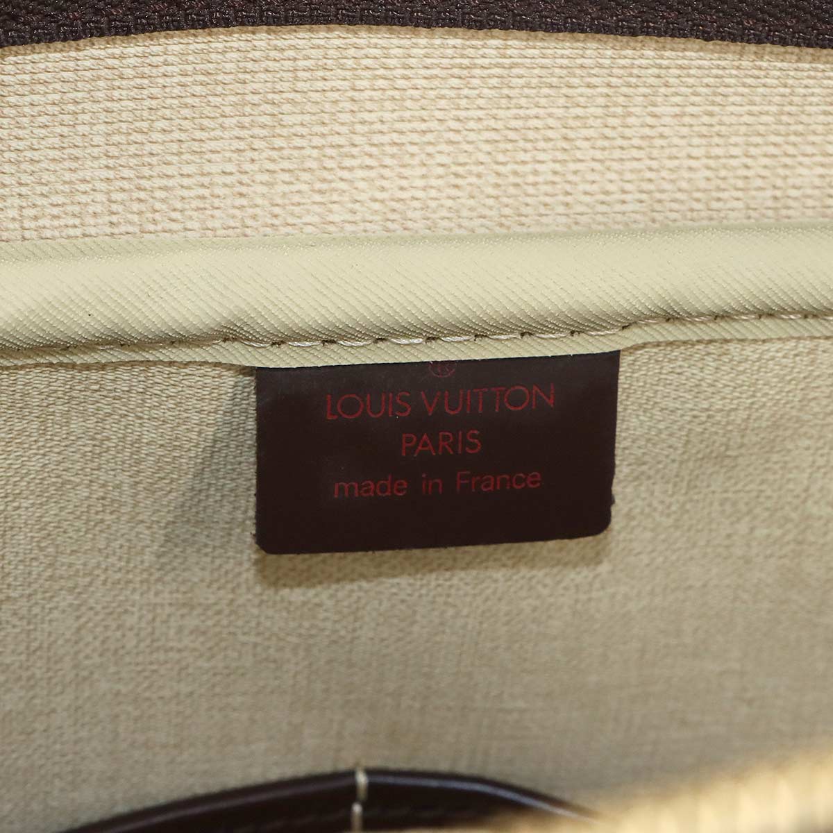 Damier Deauville SPO Hand Bag Ebene N47272 Brown Purse