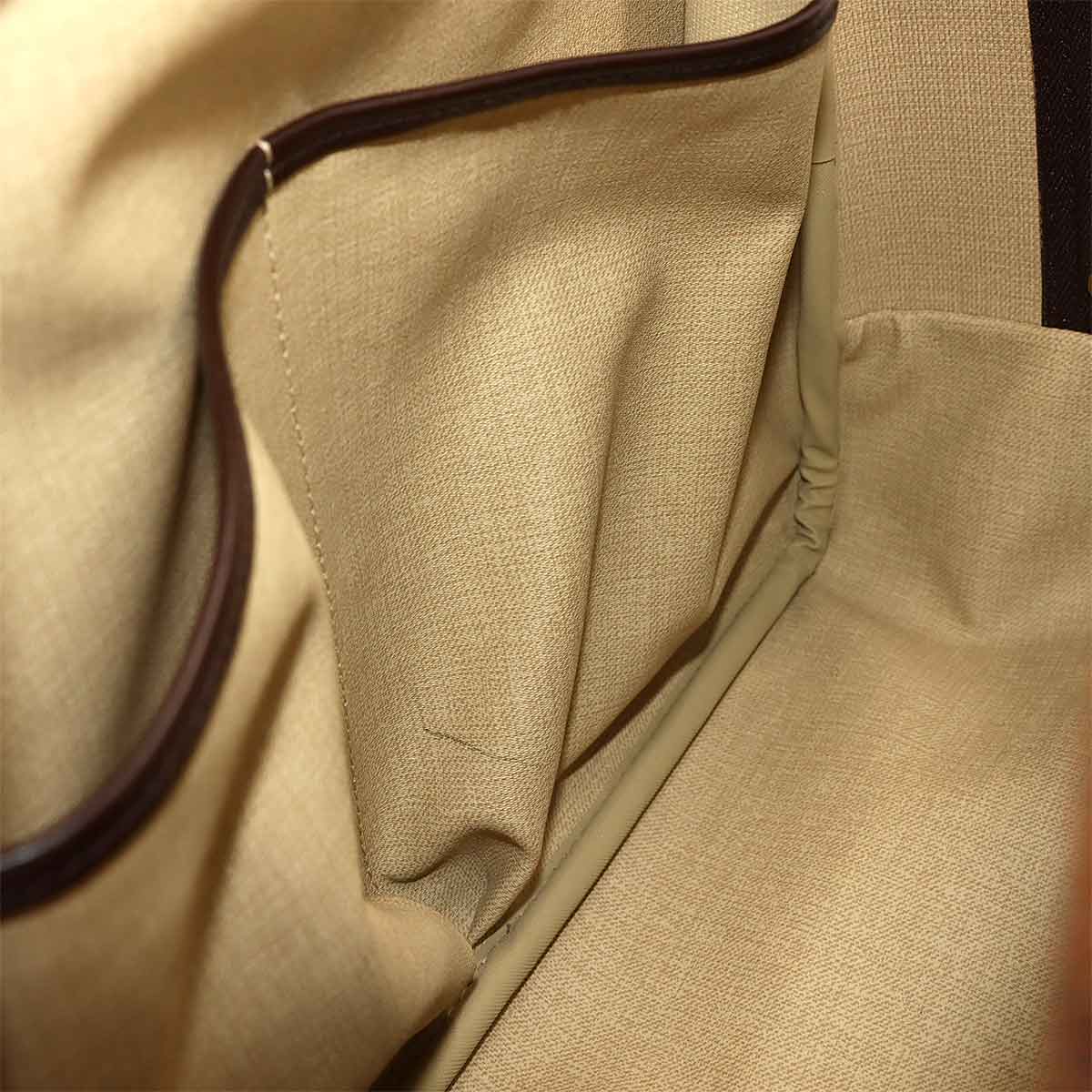 Damier Deauville SPO Hand Bag Ebene N47272 Brown Purse