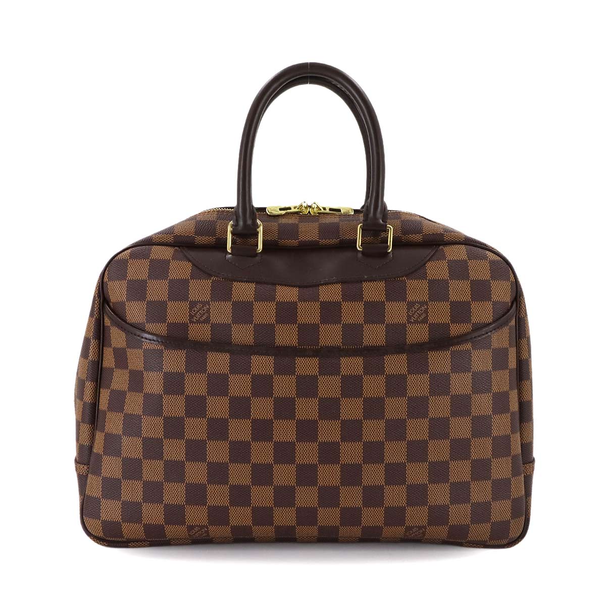 Damier Deauville SPO Hand Bag Ebene N47272 Brown Purse