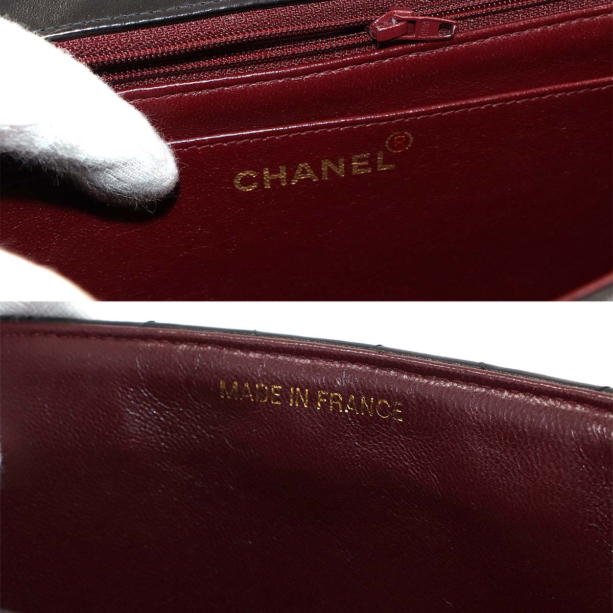 Matelasse 30 Chain Shoulder Bag Leather Black A04412 Vintage