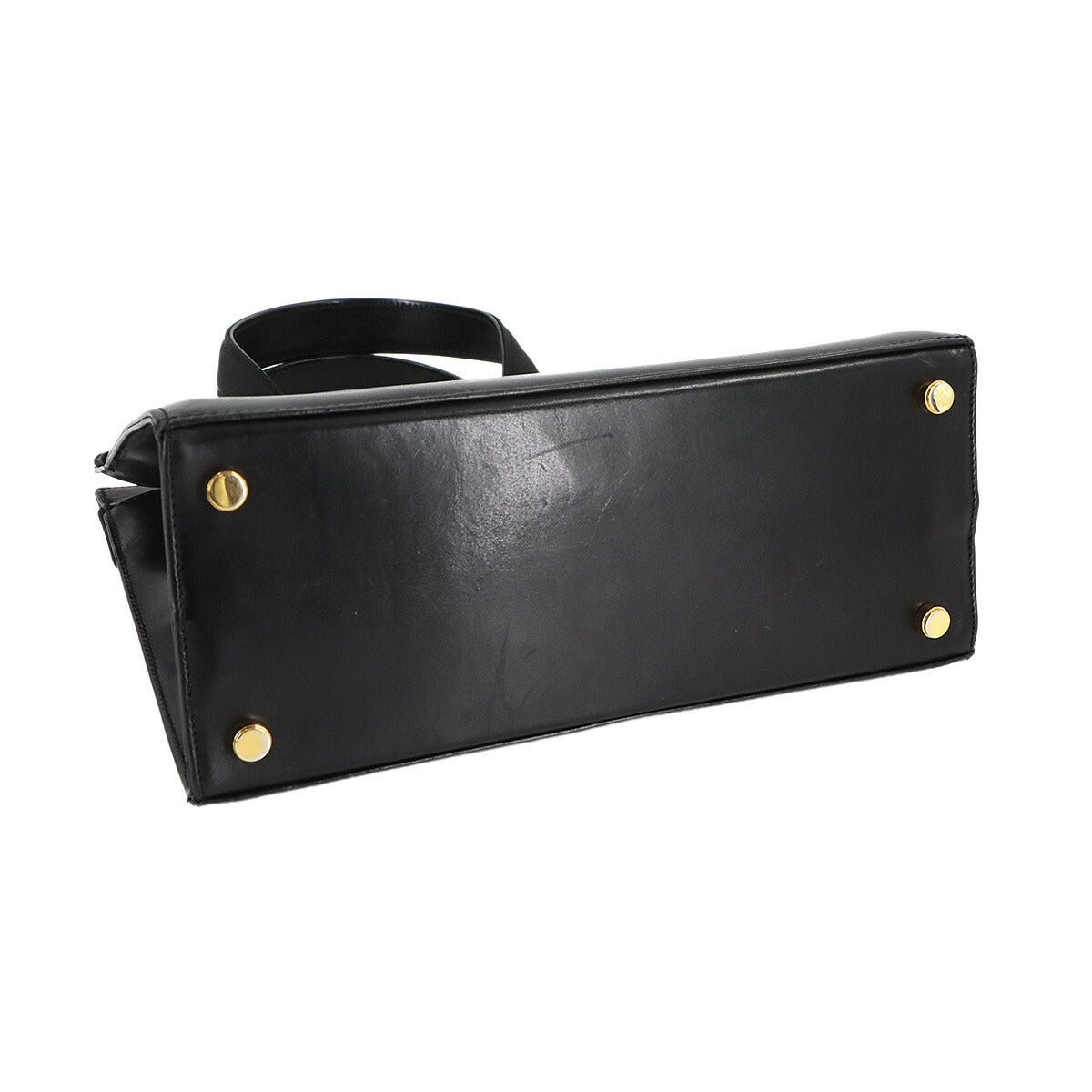 Vara 2way Hand Shoulder Bag Leather Black Purse