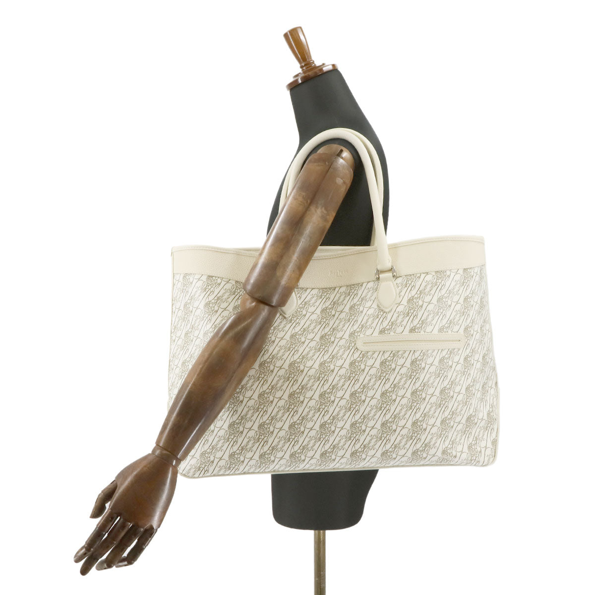 Toujours XL Tote Bag Toile Marbeuf Canvas Leather