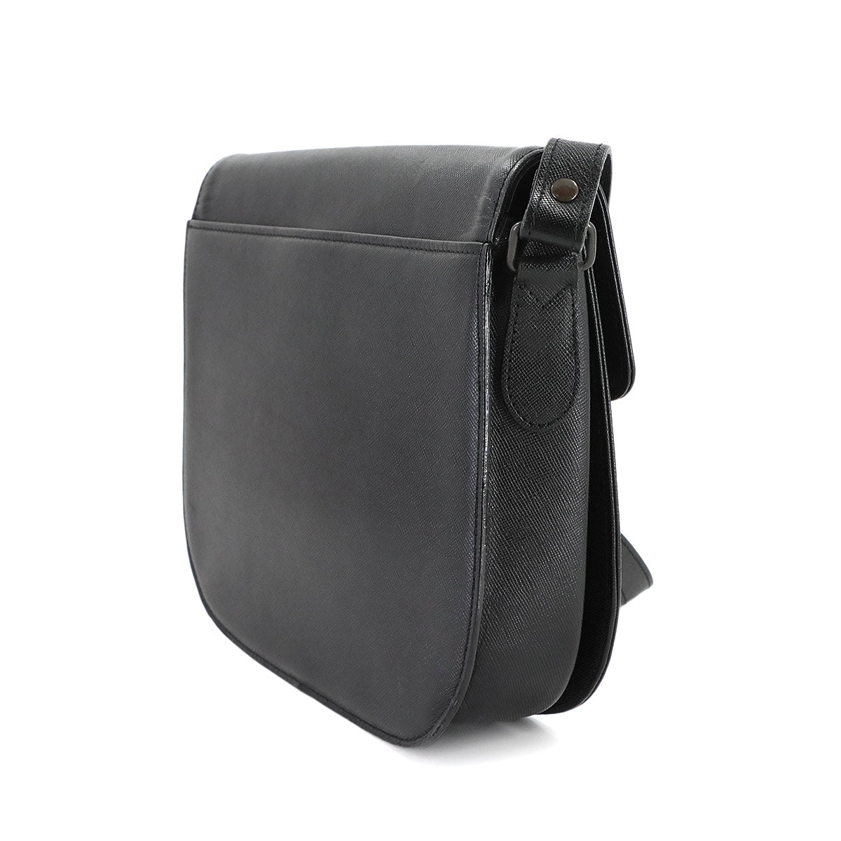 Shoulder Bag Leather Black Purse