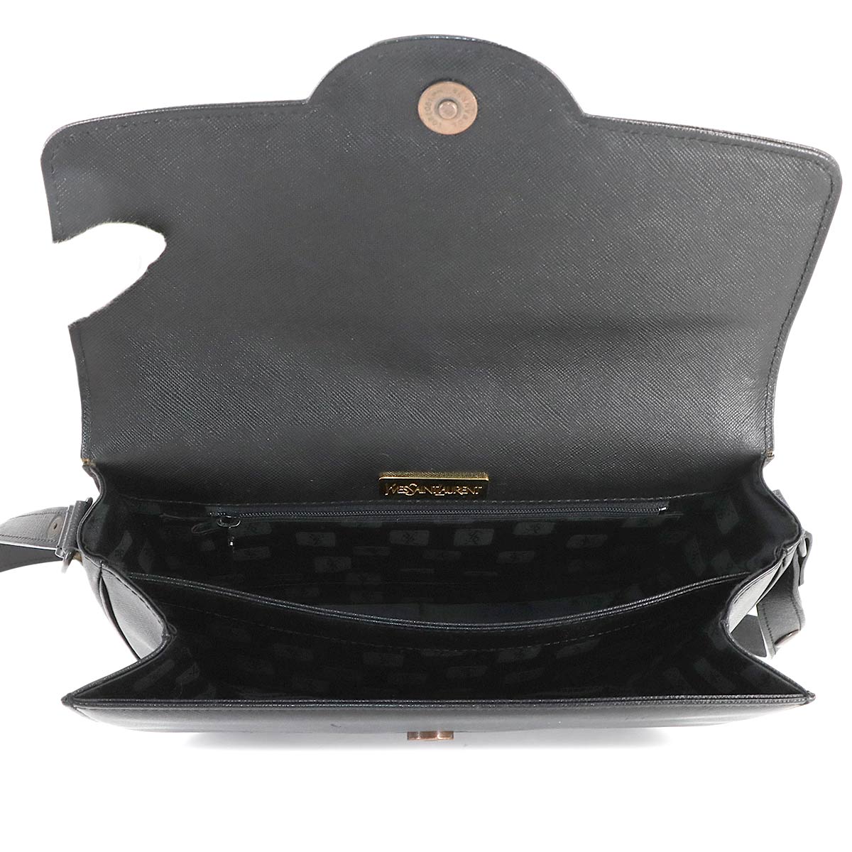 Shoulder Bag Leather Black Purse