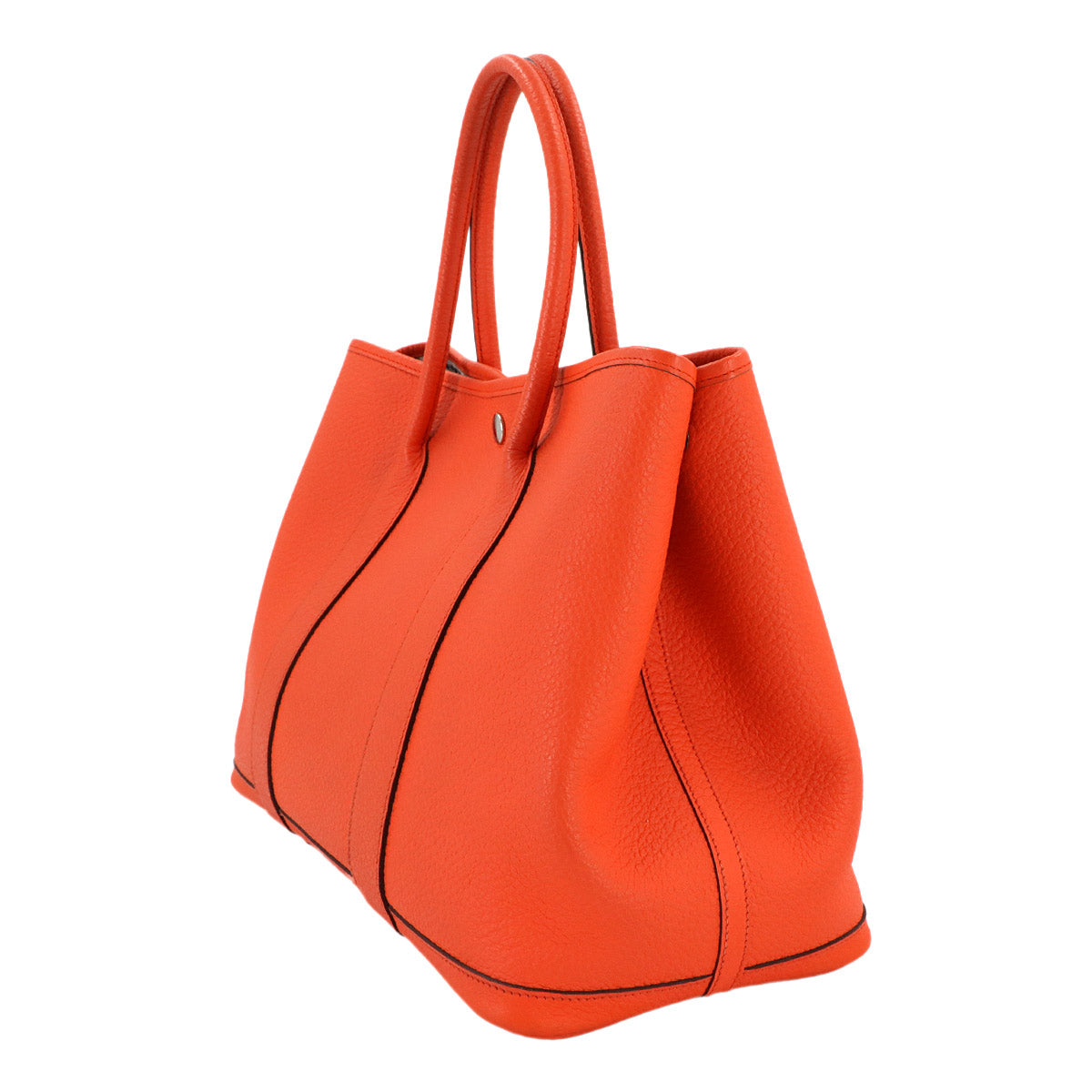 Garden Party PM Manufacture de Boucleries Tote Bag Orange Poppy