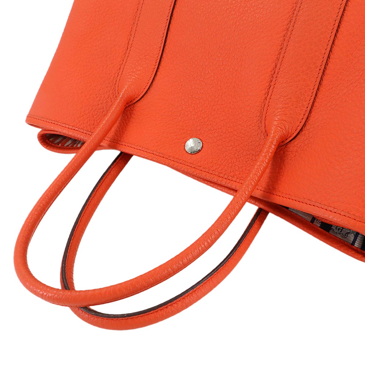 Garden Party PM Manufacture de Boucleries Tote Bag Orange Poppy