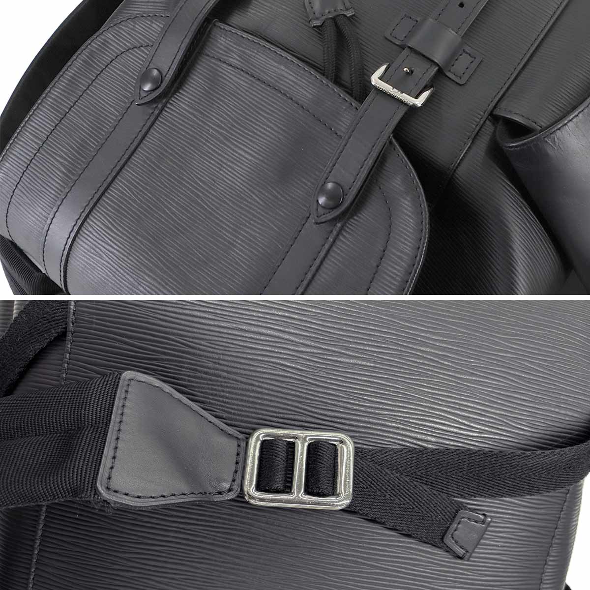 Epi Christopher PM Backpack Leather Noir M50159