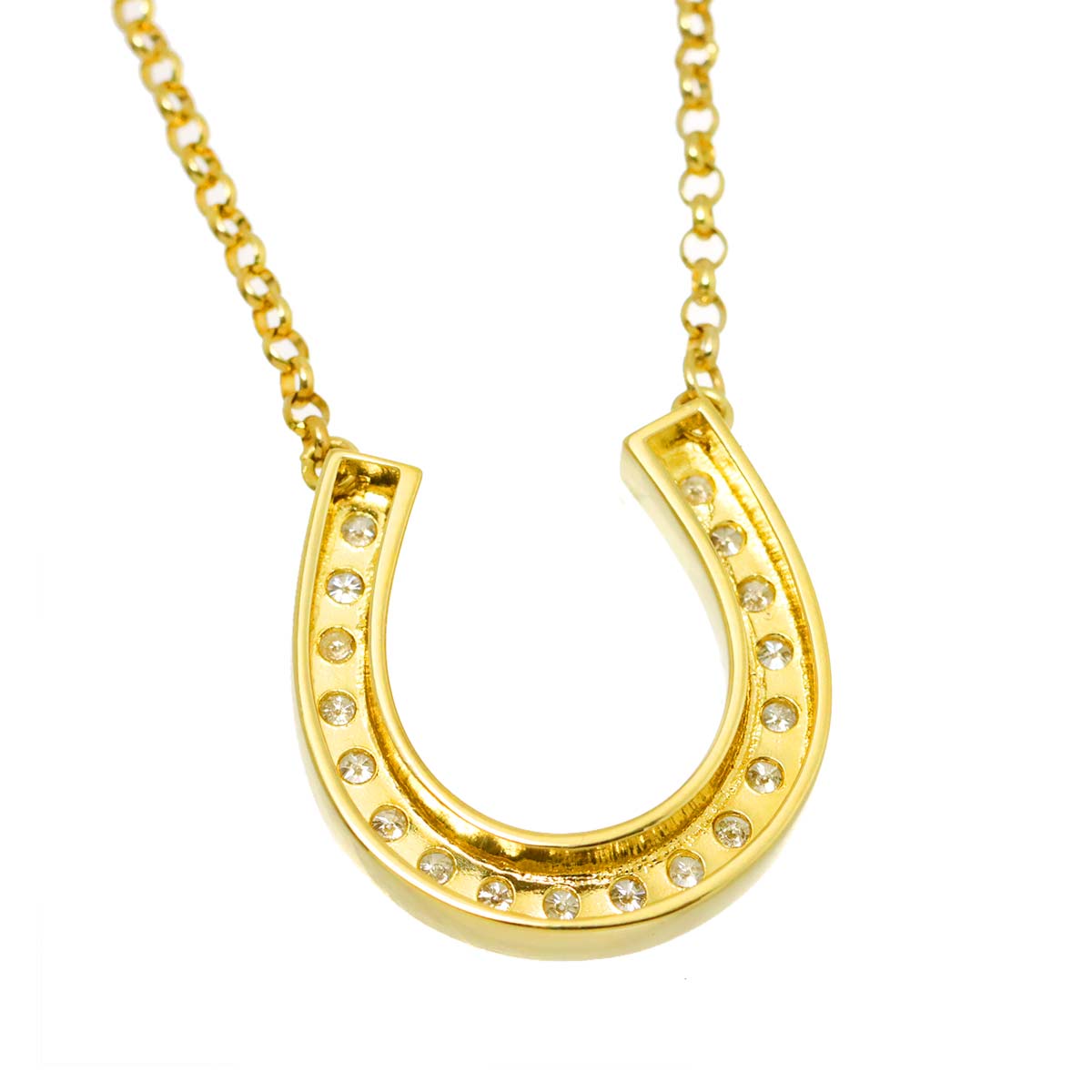 Diamond 0.30ct Necklace 18K YG Yellow Gold 750