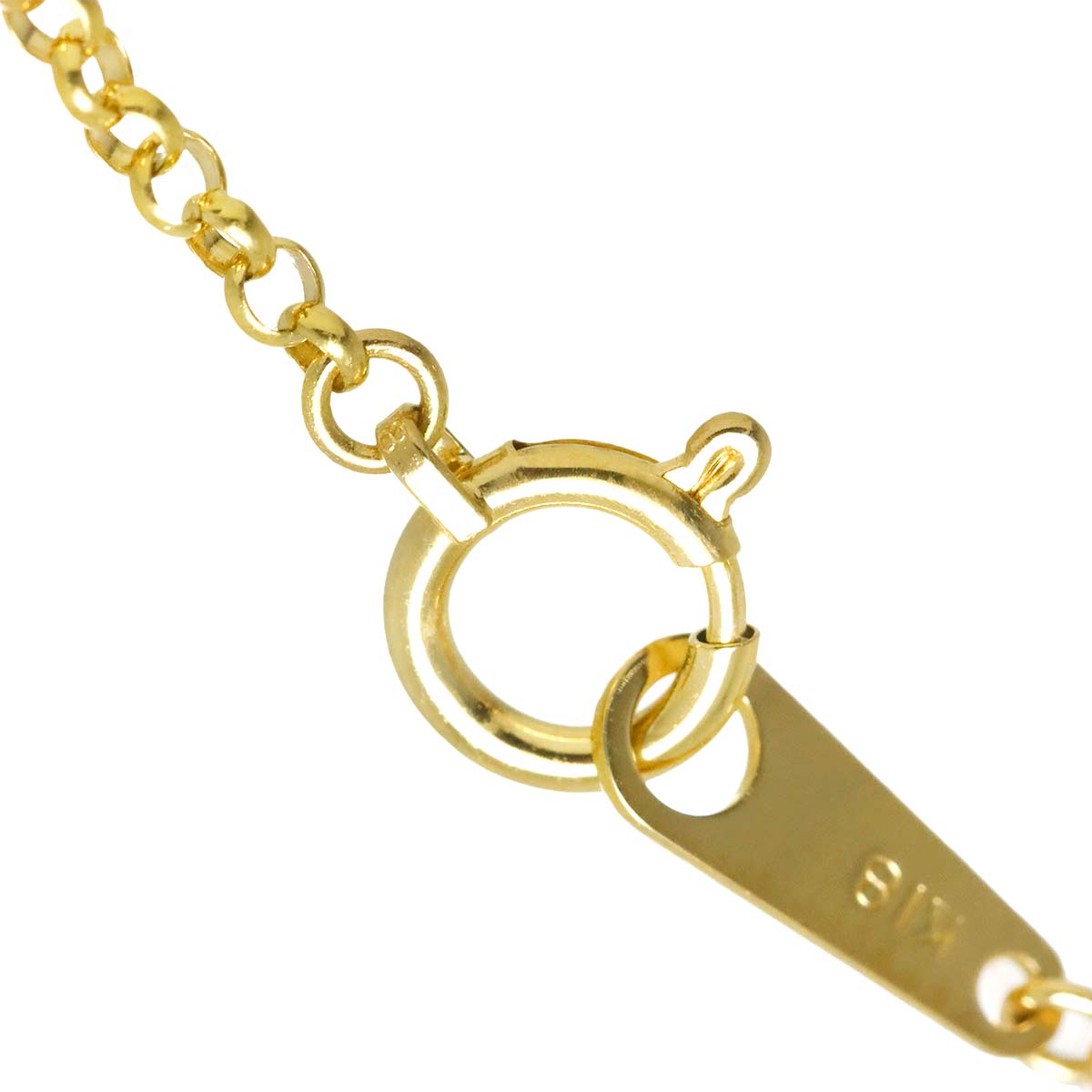 Diamond 0.30ct Necklace 18K YG Yellow Gold 750