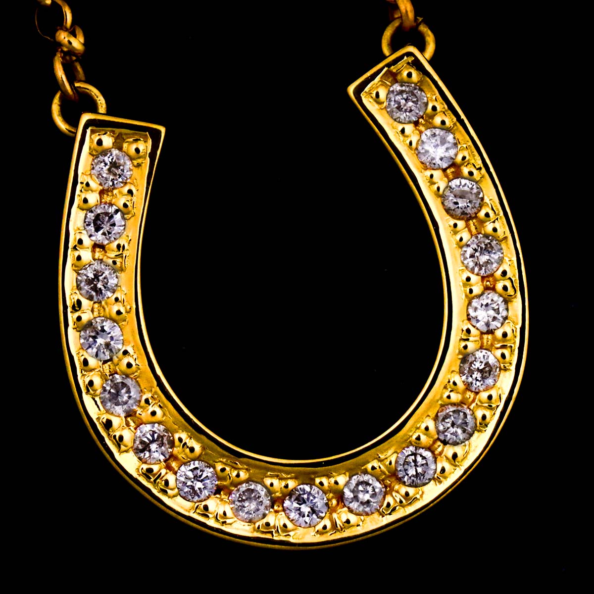 Diamond 0.30ct Necklace 18K YG Yellow Gold 750