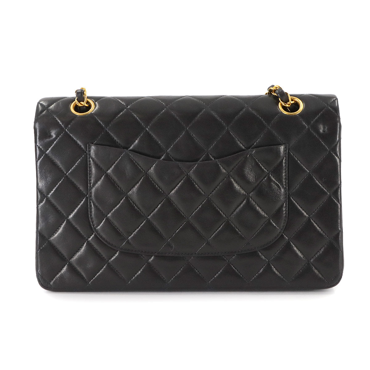 Matelasse 25 Chain Shoulder Bag Leather Black A01112 11.12