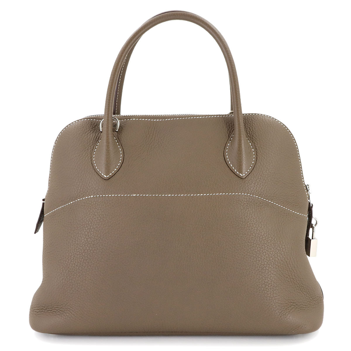 Bolide 31 2way Hand Shoulder Bag Taurillon Clemence Etoupe